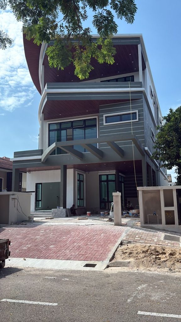 bina rumah atas tanah sendiri